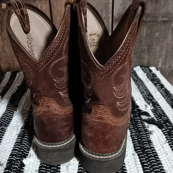 Womens Brown Western Boots - Picture 3 of 7
